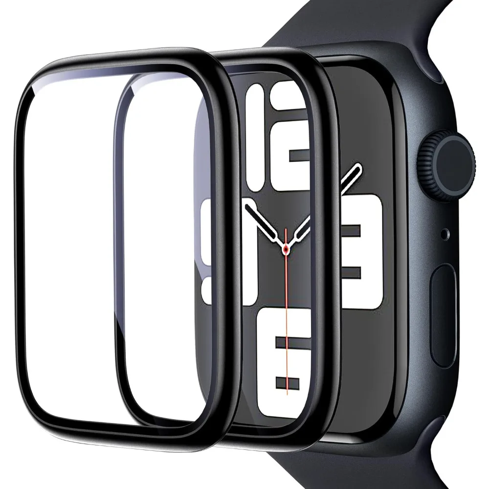 

2PCS Screen Protector film for Apple Watch 9 8 7 6 SE Tempered Glass iWatch Series 44mm 40mm 45mm 41mm Anti scratch accessories