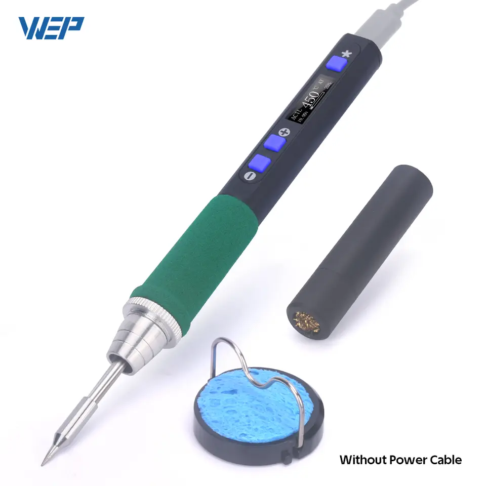 WEP 928D-IV Portable Soldering Iron Rapid Heating And Temperature Adjustment Support TYPE-C USB-C Fast Charge Soldering Iron Pen image 8