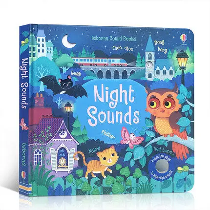 

MiluMilu Night Sounds Original English Picture Hardcover Book For Kids