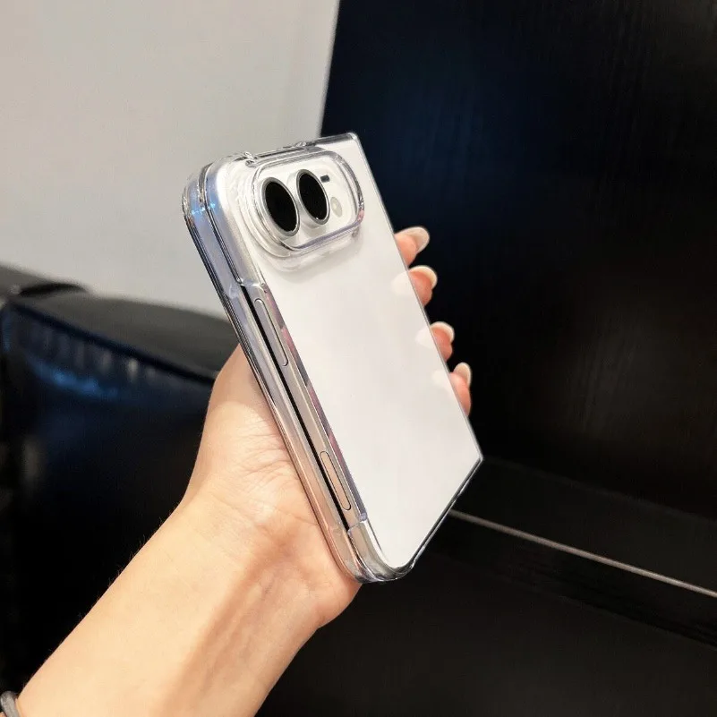Luxury Simple Clear Slim PC Phone Case - Ultra-Thin Transparent Crystal Cover