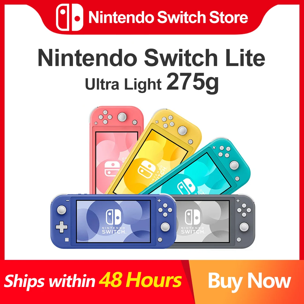 Nintendo Switch Lite Handheld Game Console 275g Lightweight and Portable  Built in Joy Con Controller Multiple Color Option