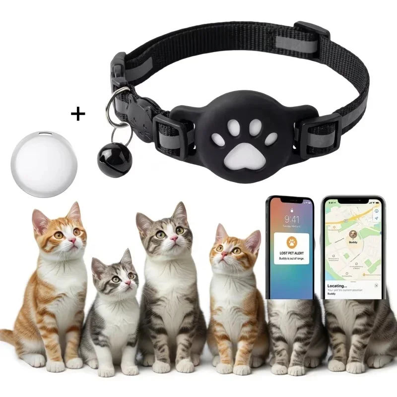 Pet（Cats and dogs）Locator Set GPS Tracker Collar Set, Pet Additions, Compatible with Apple Find My - 6