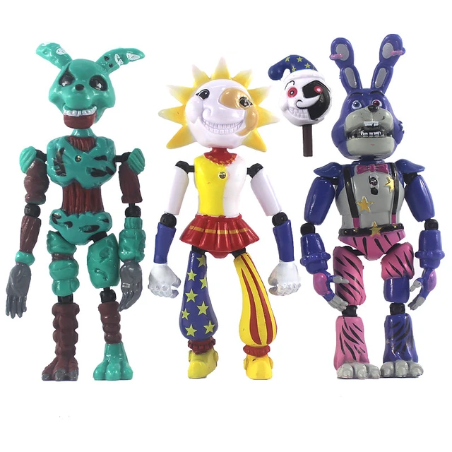 Characters Five Nights Freddys - 6 Pcs/set New Anime Figure Toy Cute Action  Pvc - Aliexpress