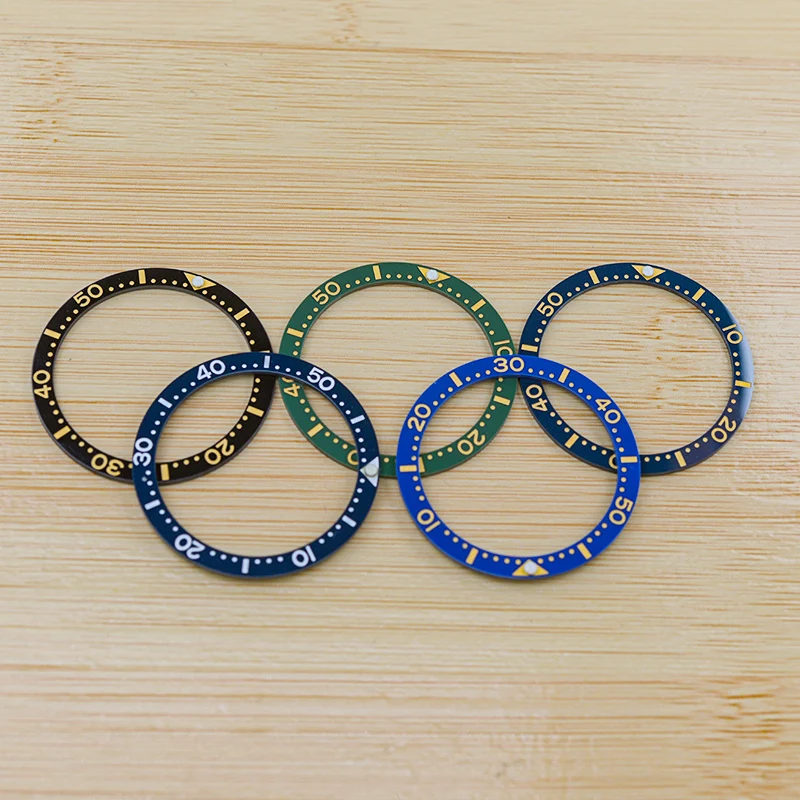 Mod 33.7Mm * 27.5Mm Piatto In Ceramica Nh35 Nh36 Orologio Lunetta Inserto Anello Adatto A Seiko Skx013 Modello Accessori Per Orologi Parti