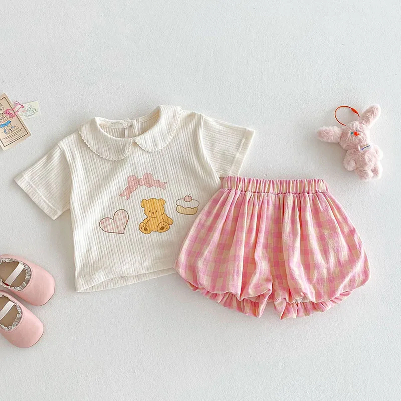 Cute Kids Summer T Shirt and Shorts Set