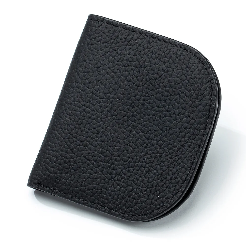 Ultra Thin Short Style Wallet for Women Mini Money Bag Genuine Leather Wallet Women Small Coin Purse Female Card Holder Wallets