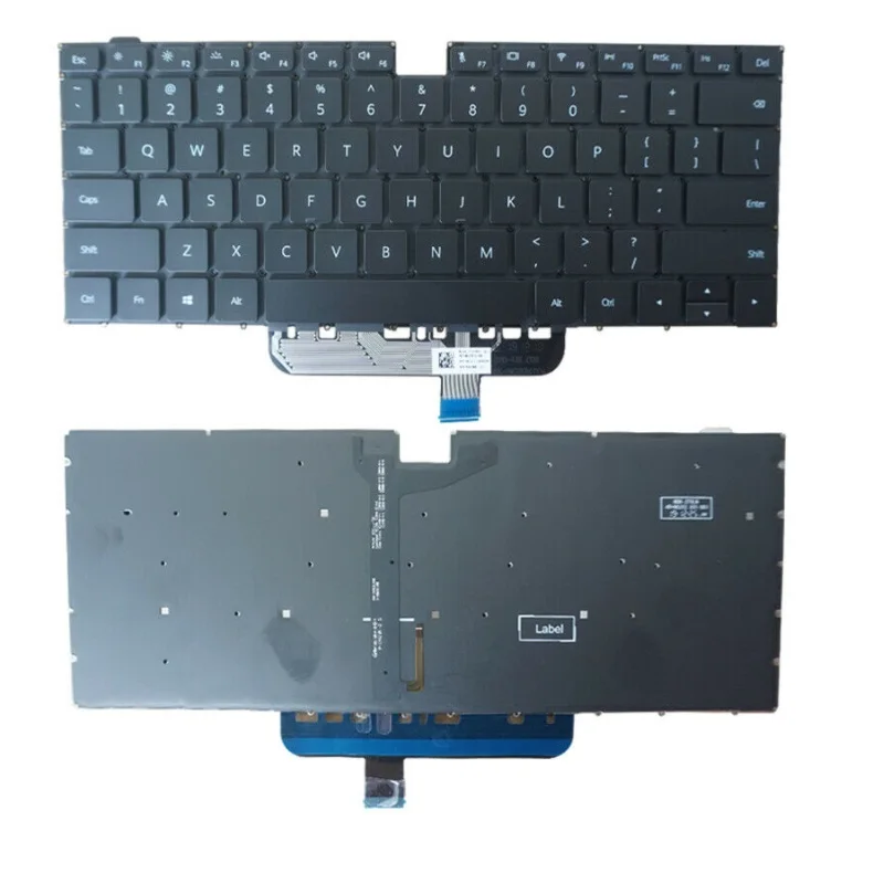 Original Eua Reino Unido Francês Azerty para Huawei Matebook D14 Nbb-wah9p Wae9p Waq9r Nbl-waq9r Boh-waq9r Teclado do Portátil com Retroiluminado - Imagem 4