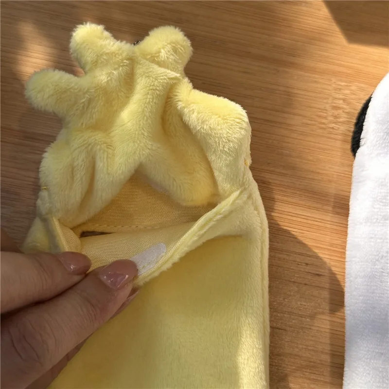 Snoopy Woodstock Plush Photo Card Holder Anti-lost Keychain Cute Cartoon Idol Protective Case Bag Bus Cards Sleeves Supplis Gift 5