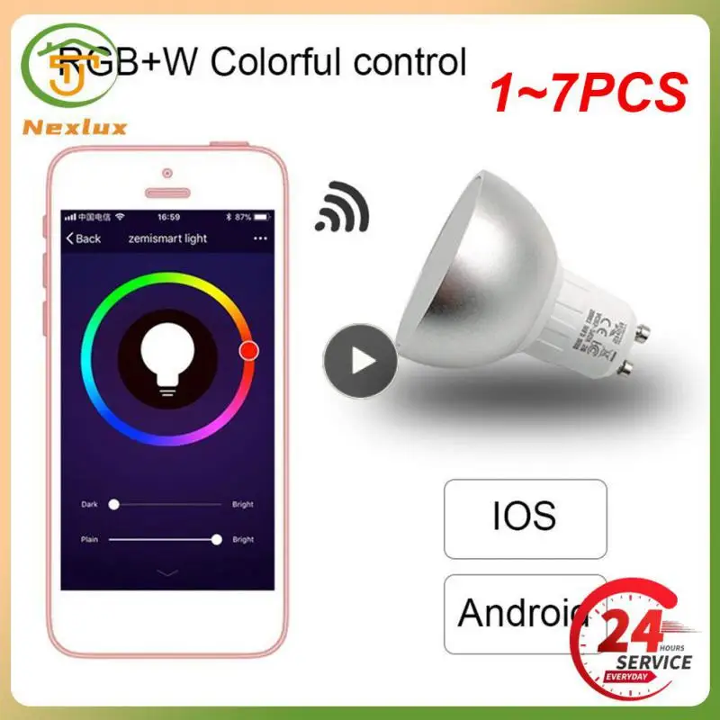 

1 ~ 7 шт. GU10 MR16 Светодиодный прожектор AC220 в AC110 в AC220 в лампочка GU5.3 освещение женское украшение для дома