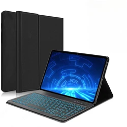 Enhanced Product Title: Premium 12.7 Inch Leather Case with Detachable Backlit Keyboard for Spanish (Without Mouse B)