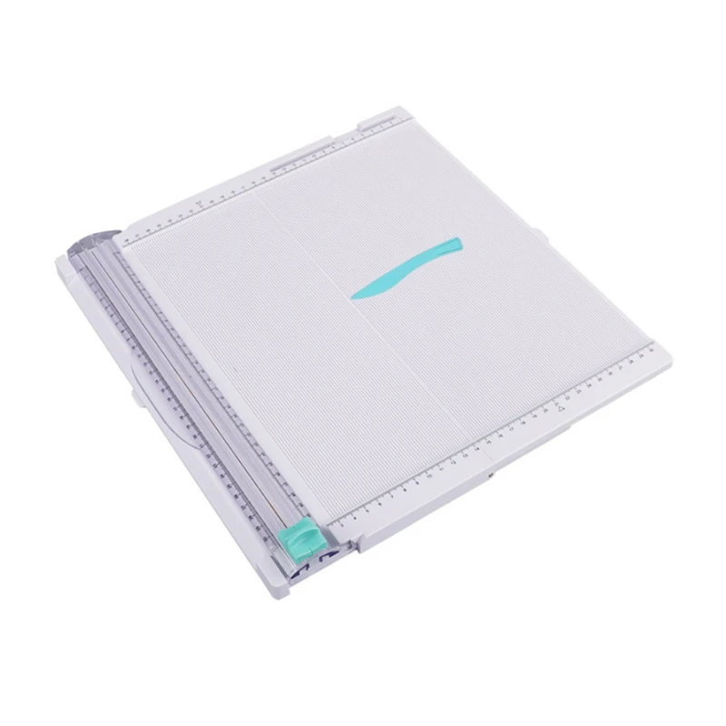 

Paper Trimmer Scoring Board Collapsible Adjustable Transparent Guide Ruler