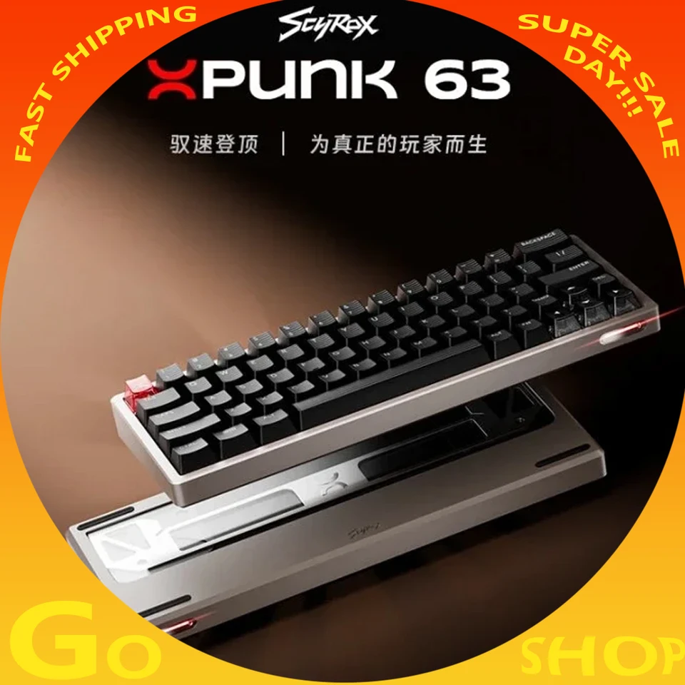 国内未発売】Scyrox XPUNK63 磁気キーボード Scyrox Xpunk Esports