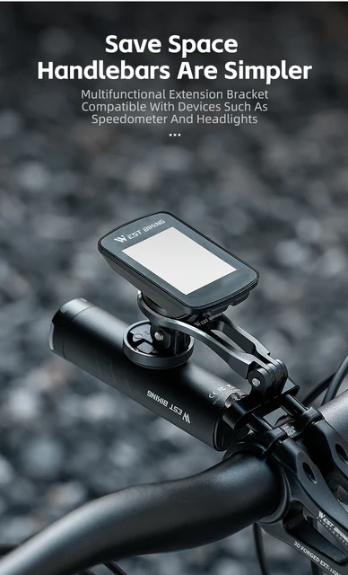 Fibra Carbonio Leggero Supporto Per GPS Bici In Fibra Di Carbonio