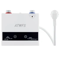 ATWFS chauffe-eau instantané 220V 4000W radiateurs électriques portables pour salle de bain douche d'eau chaude et chauffage de cuisine à domicile 2