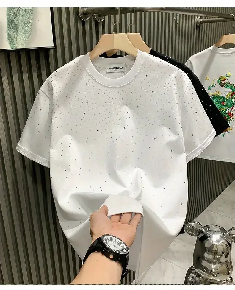 PlatiNum Men's Diamond Print T-shirt Back View