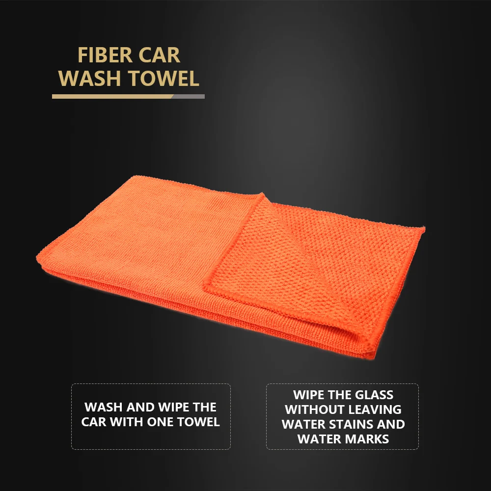 SPTA Microfiber Car Wash Towel With 2 Different Sides Waxing Towel