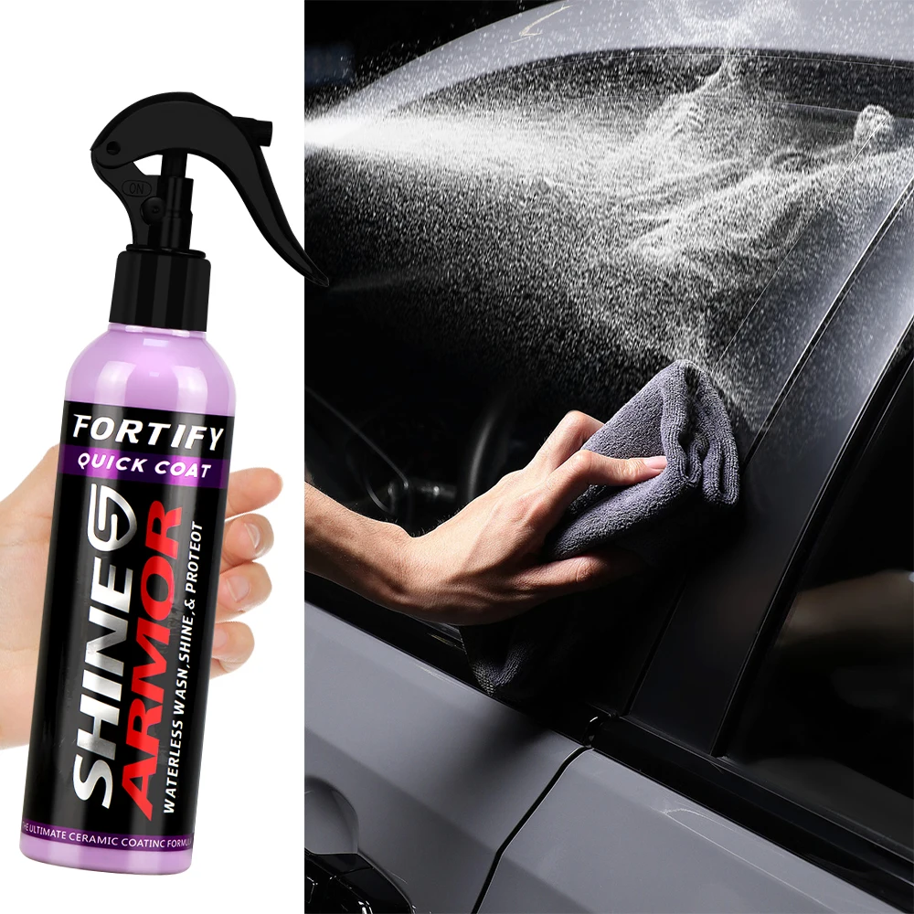 SHINE ARMOR Fortify Quick Coat Ceramic Coating Car Wax Polish Spray  Waterless Car Wash&Wax Hydrophobic Top Coat Polish - AliExpress