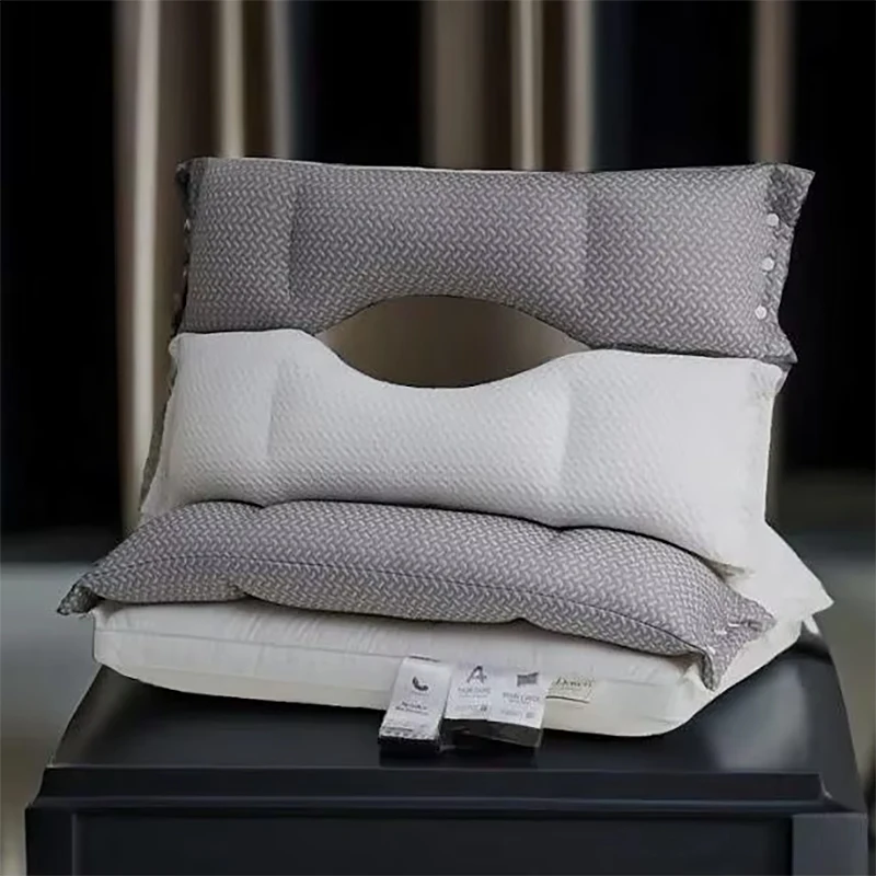 Double Pillow Core 1pc for Cervical Vertebra Special Sleep Aid Home High Detachable Bidirectional Neck Pillow 3-in-1 Pillow 2