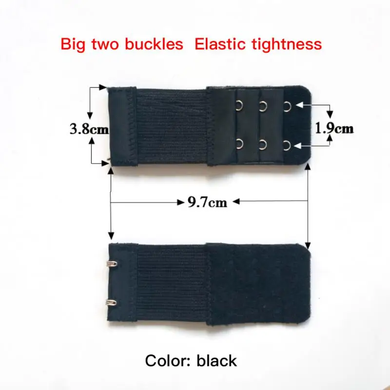 Elastic Three-row Two-button Three-button Four-button Bra Adjustment Back  Buckle Elastic Extension Buckle Belt Telescopic