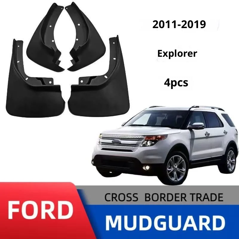 For Ford Explorer 2011-2019 Front Rear Fenders Anti-Snow Anti-Sand ...