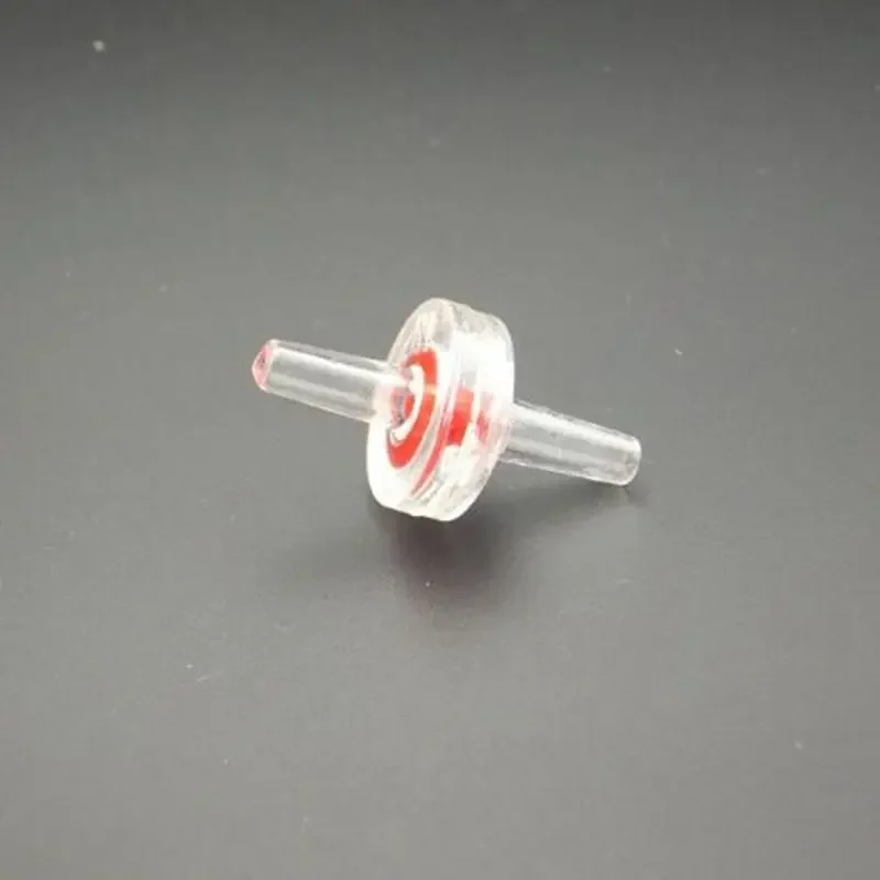 

10PCS 3mm OD Plastic Hose Barb Clear One Way Non-return Check Valve Pipe Fitting Tube Connector for Water Gas Liquid
