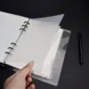 SKYSONIC A5 A6 A7 Spiral Binder Index Separator Transparent Page Top Dividers 6pcs/12pcs 6 Holes Board Pages English Stickers 1