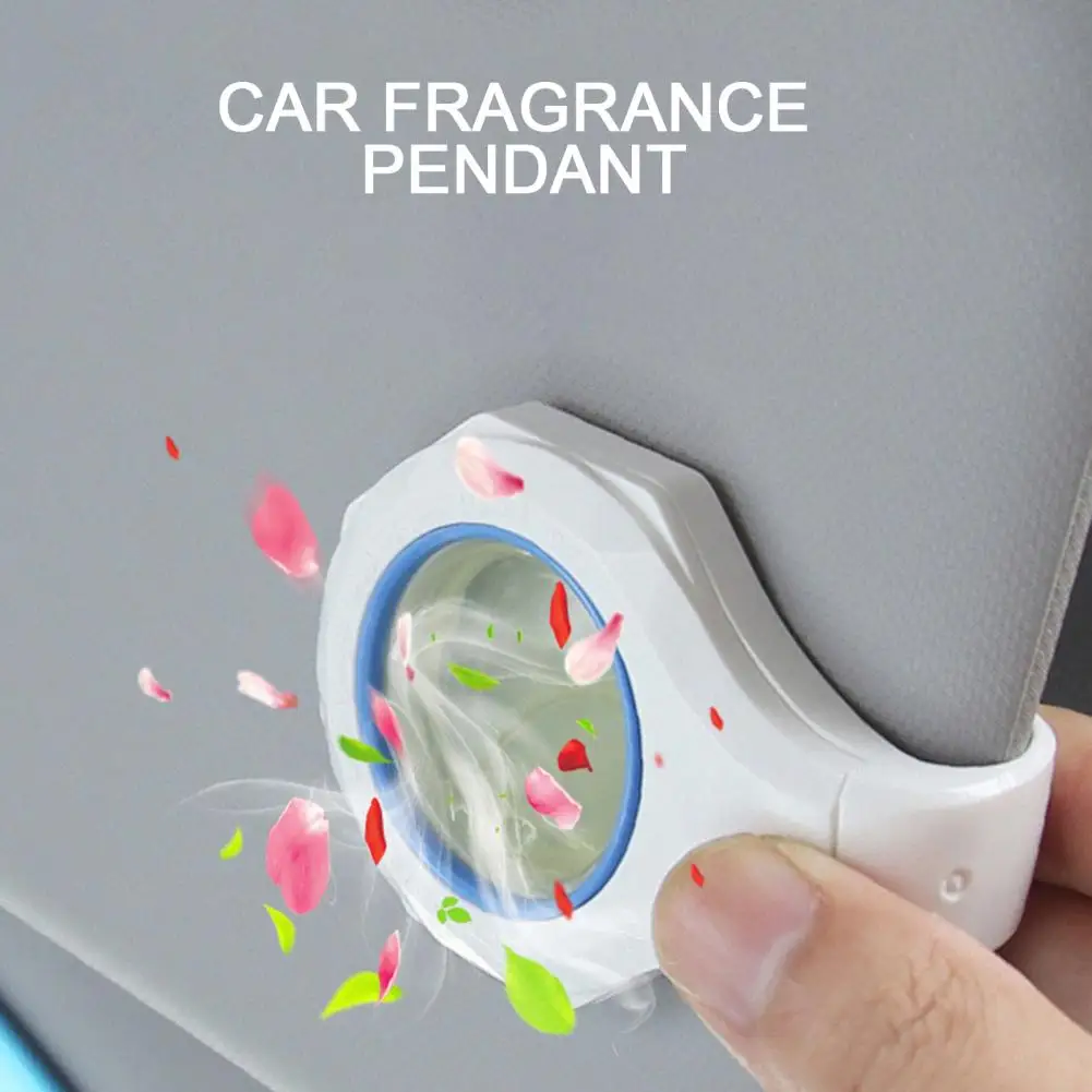 1 Set 7ml Car Air Freshener Natural Aromatherapy Pendant Odor