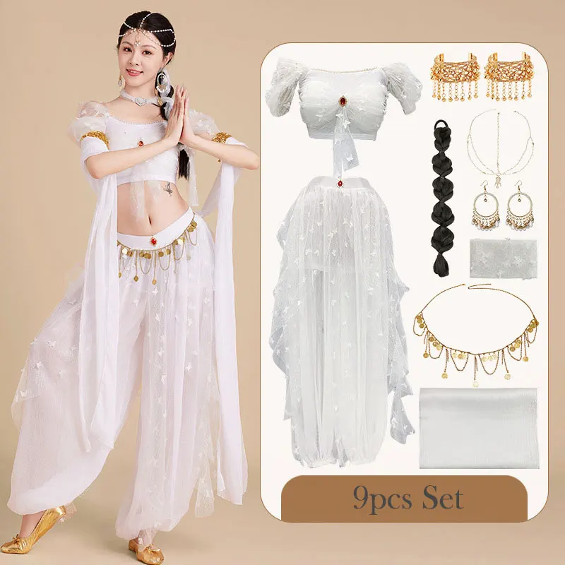 ベリーダンスの衣装セット,女性用,アラビアのプリンセス,arabian