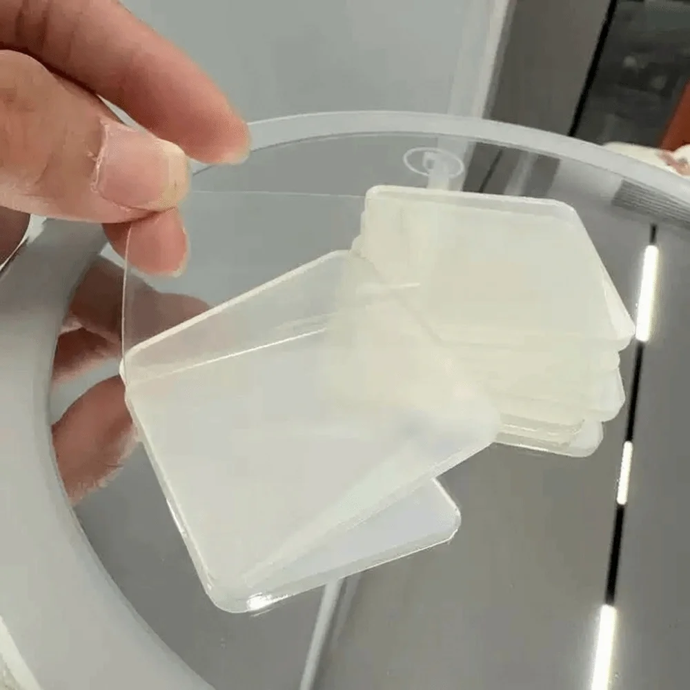 5개 DIY 수제 냉장고 자석, 자가 접착 투명 아크릴 냉장고 자석, 마그네틱 시트가 있는 원형 DIY 공예 세트
