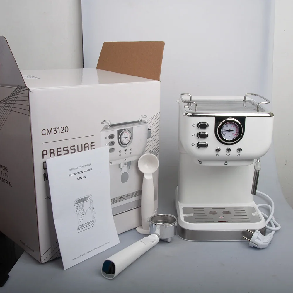 Houselin Espresso Coffee Machine 20 Bar, Professional Espresso Maker Cappuccino Machine with Steam Milk Frother