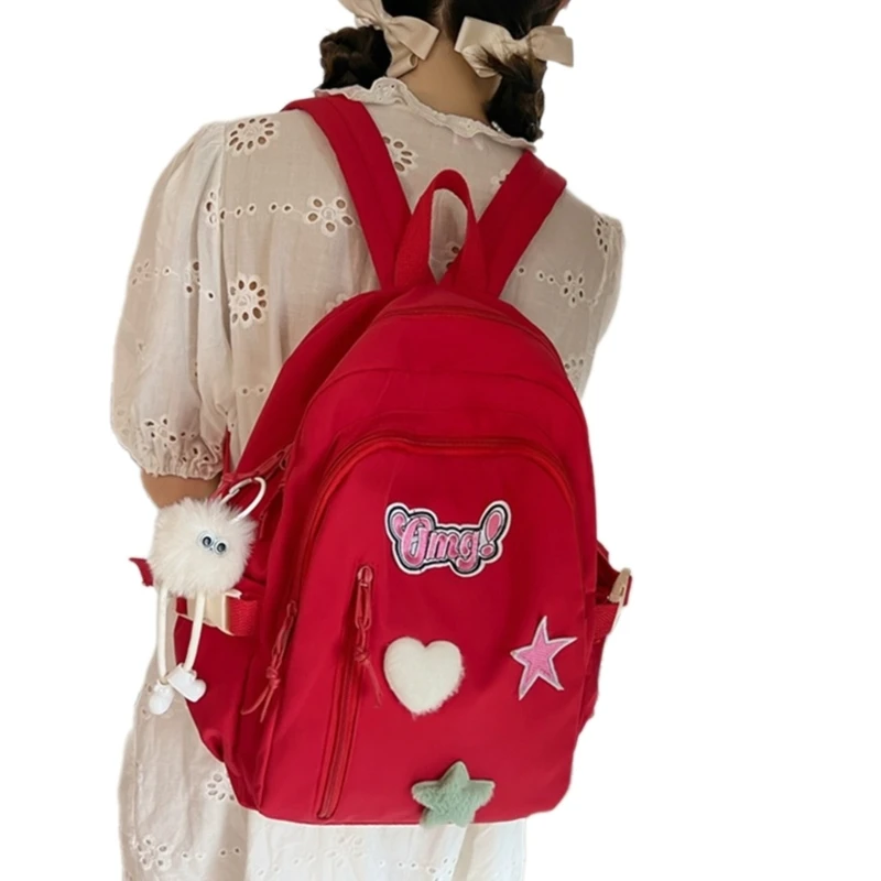 Trendy Shoulder Bag with Ample Space Backpack Daypack for Books and Laptops