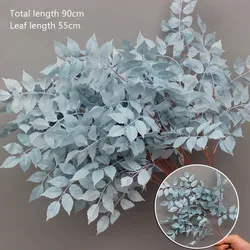 Blue Series Artificial Silk Flower Bouquet for DIY Wedding and Home Decor Arrangements (34)