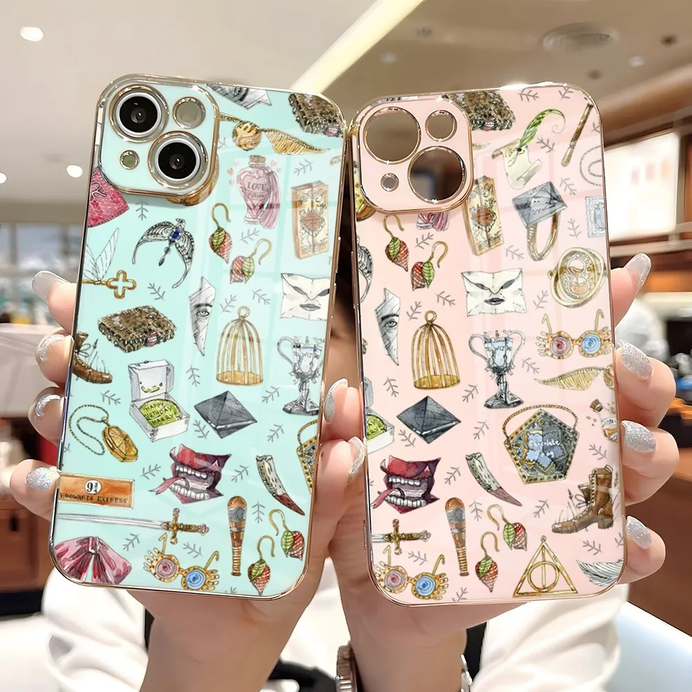 Ring Potters Wand Harries Per Hauwei P40 P30 P20 Nova Y70 10 9 8 7 Mate 40 30 20 Pro Lite Custodia In Silicone Elettrolitico