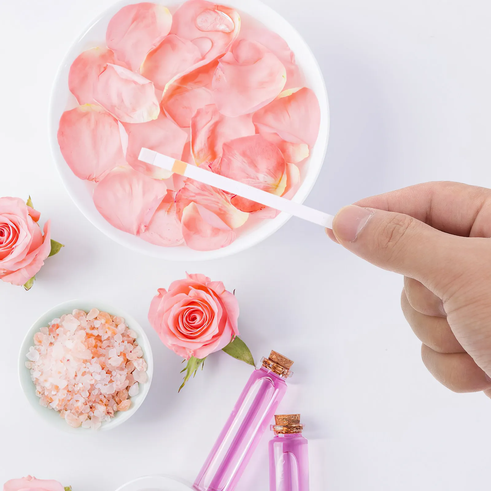 10Pcs 중금속 테스트 용지 납 테스트 키트 가정용 식수 스킨케어 화장품 빠르고 정확한 감지