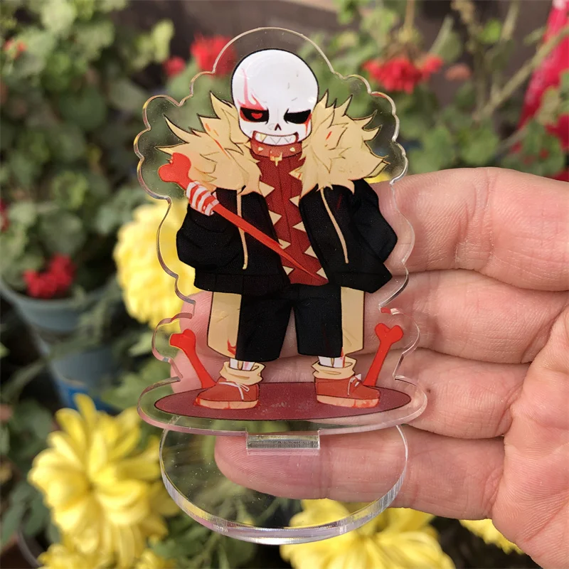 Collana Under Tale Love - Ciondolo Con Papyrus, Frisk, Flowey, Sans. Gioiello Cosplay In Metallo Per Fan
