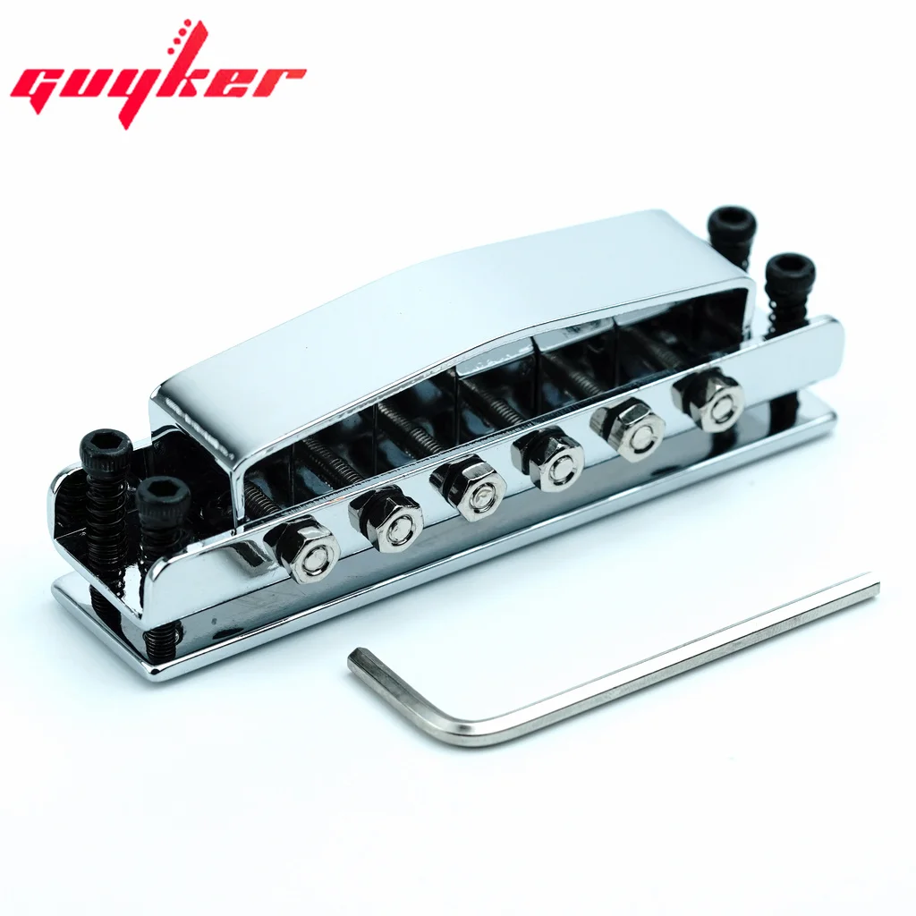 Chrome RIC Style Guitar Bridge Cover And Base Plate RK-100 - AliExpress 18