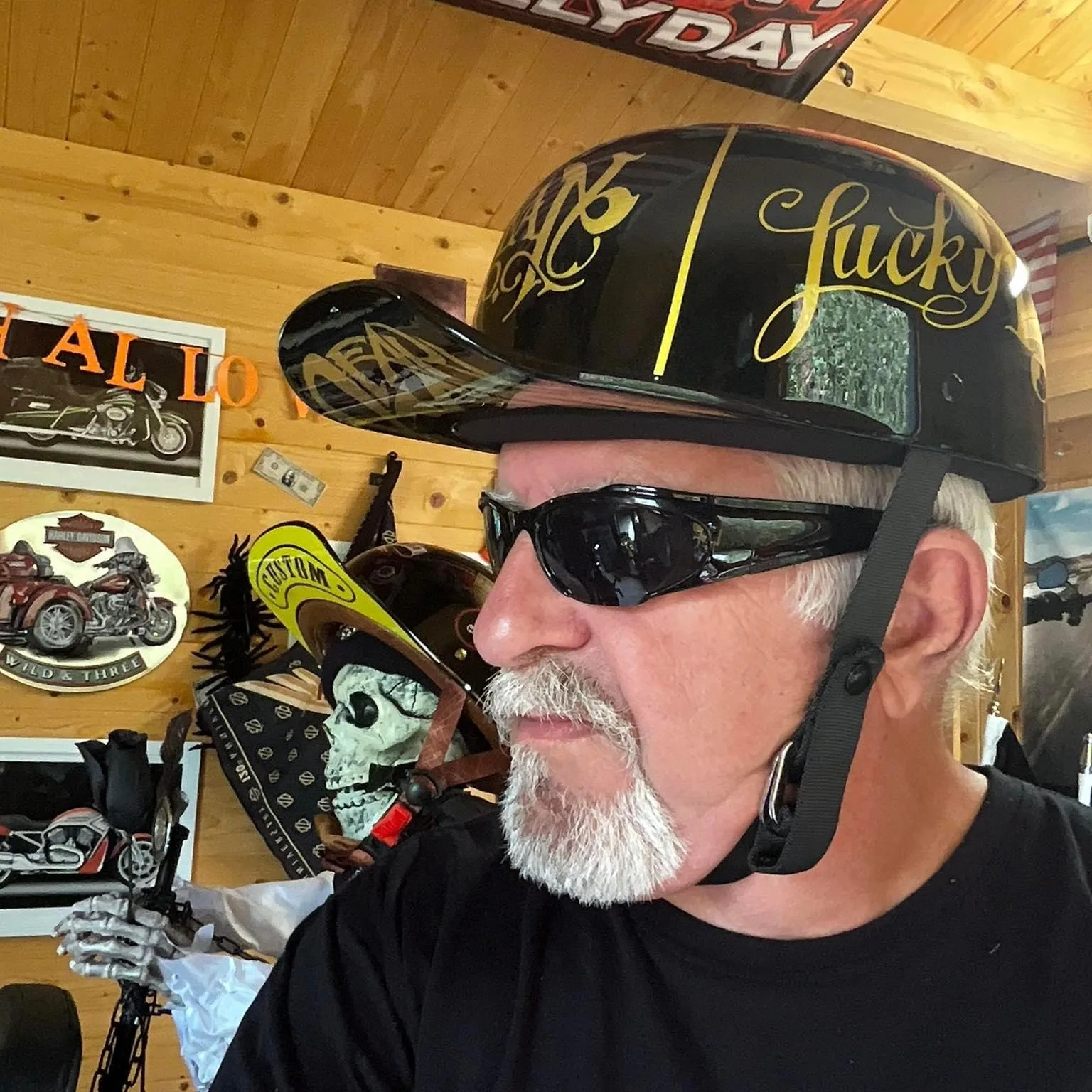 Retro Motorcycle Helmet Scooter Baseball Cap Vintage Open