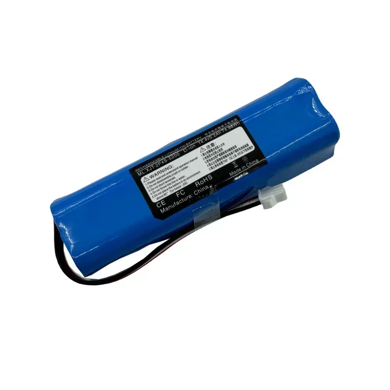 Rechargeable Battery Original 14.4V lithium 2P4S 5200mAh 6800mAh 9800mAh 12800mAh For XiaoMi Viomi S9 Lydsto R1 Roidmi Eve Plus