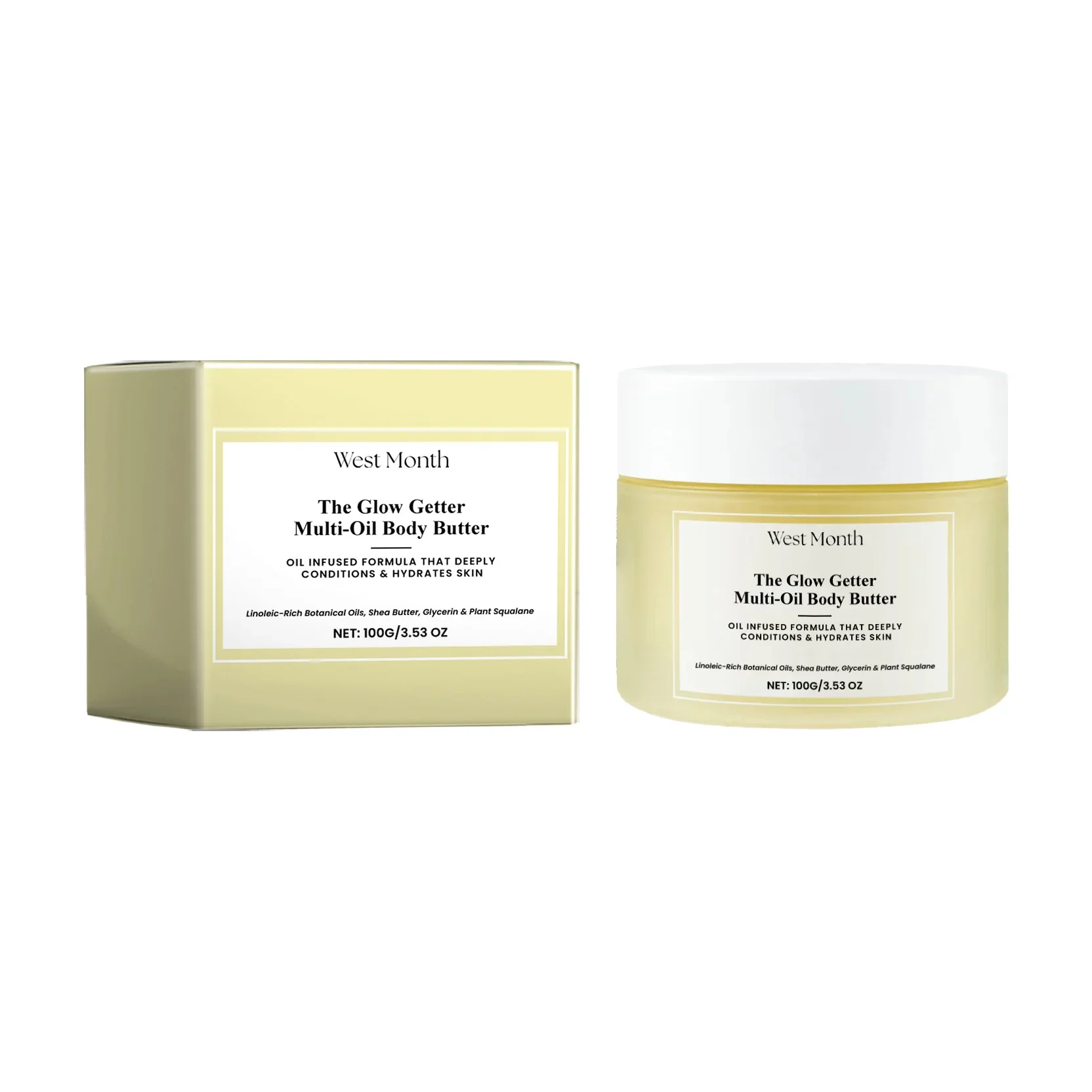 West & Month Moisturizing Firming Body Moisturizer Skin Massage Moisturizing Care Hydrating Moisturizing Firming Skin Beauty 6