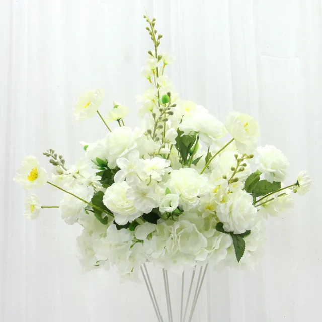 Boule de fleurs de jacinthe artificielle personnalisée, 45CM, Arrangement  Floral de mariage, décoration de Table, accessoires pour centres de Table,  fleurs de plomb - AliExpress Maison & Animalerie