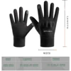 1 Pair Winter Thickend Warm All Finger Touch Screen Waterproof Gloves for Cycling Outdoor Work Lightweight Thermal Running 4