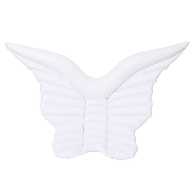 Water Floating Bed Cartoon Wing Inflatable Lounge Mattress for Adult/Kids 2