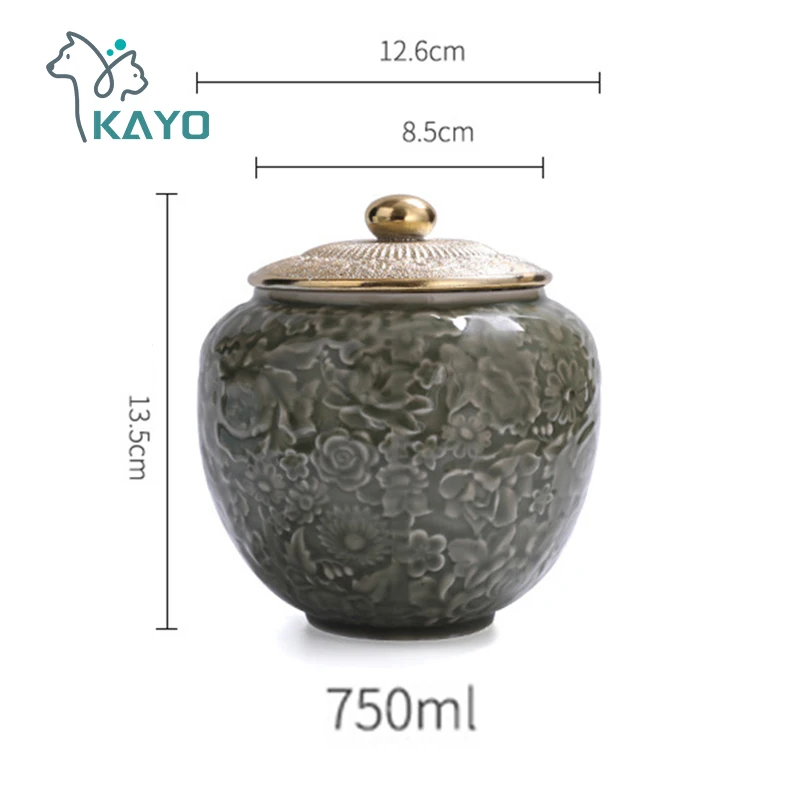 Cremation Urns for Human Ashes Pet Cat dog rabbit Place Funeral Small Animal Ceramic Urn coffin box keepsake