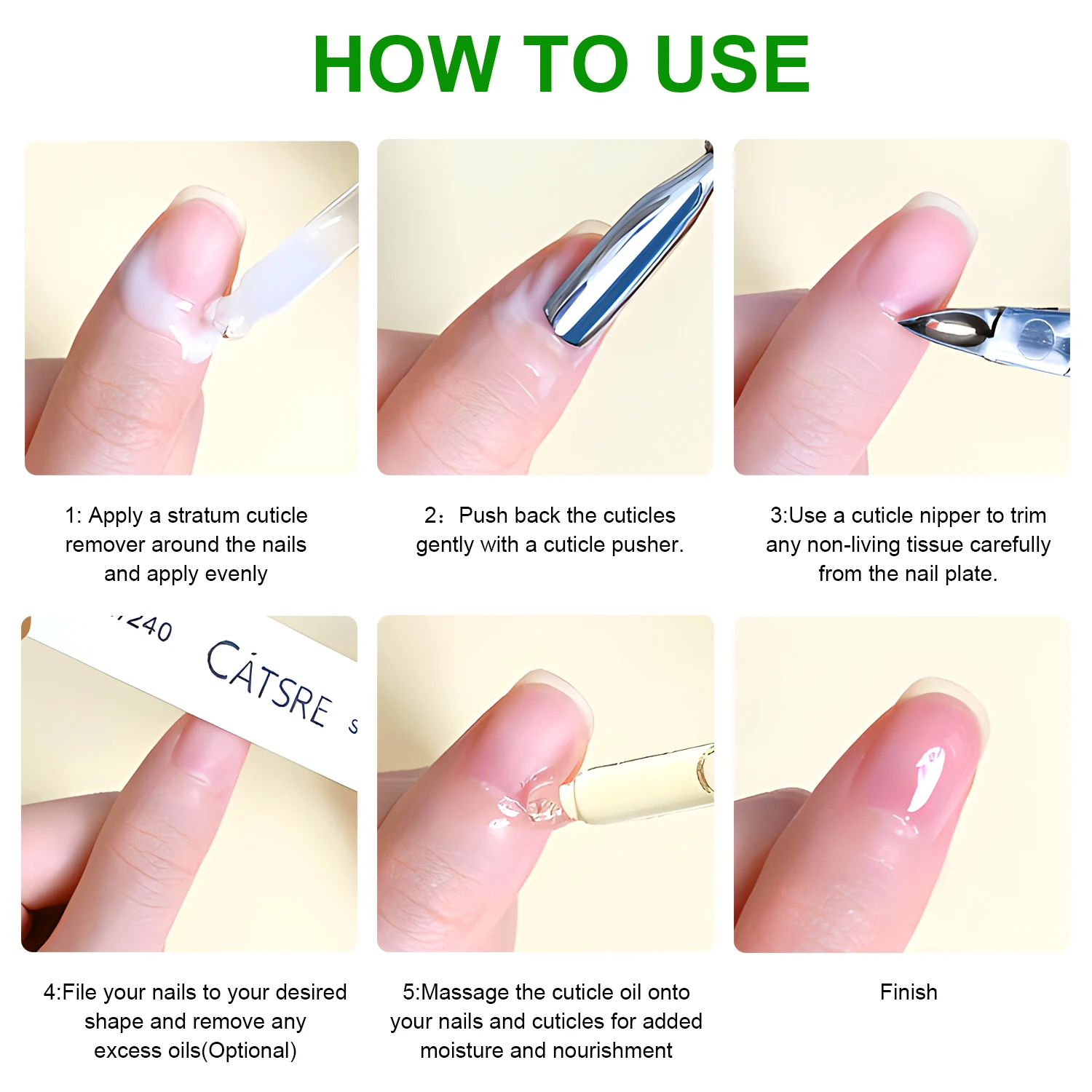 30ml Cuticle Remover Cream Nail Care Hydrating Moisturizing Cuticle Dead Skin Softener Dry Manicures Brittle Nails Dry Cutic cuticle remover cream