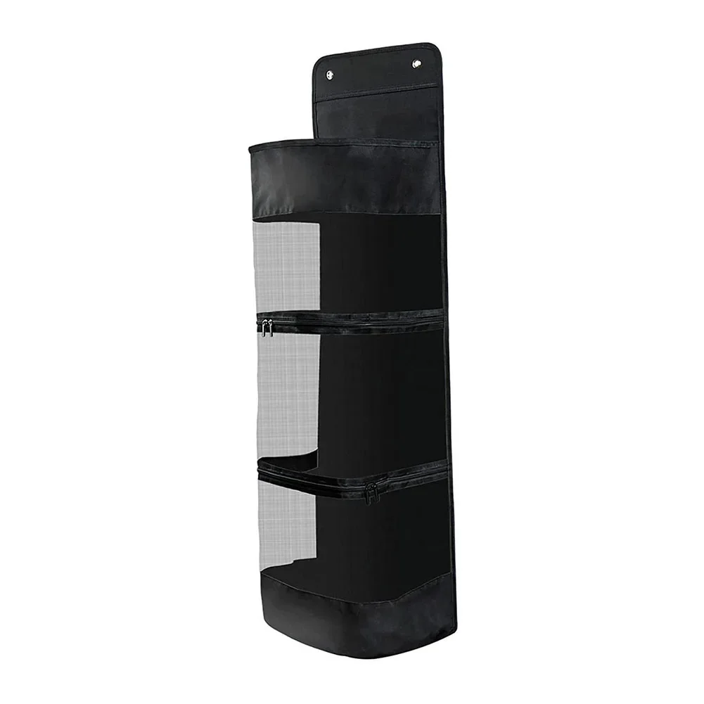 Ball Storage Bag Basketball Storage Adjustable Metal Hooks Easy Installation Long-term Use No Hardware Required