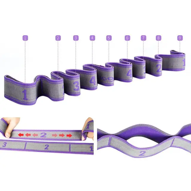 Yoga Pull Strap Belt Polyester Latex Elastic Latin Dance Stretching Band Loop Yoga Pilates GYM Fitness Exercise Resistance Bands Yoga Pull Strap Belt Polyester Latex Elastic Latin Dance Stretching Band Loop Yoga Pilates GYM Fitness Exercise Resistance Bands