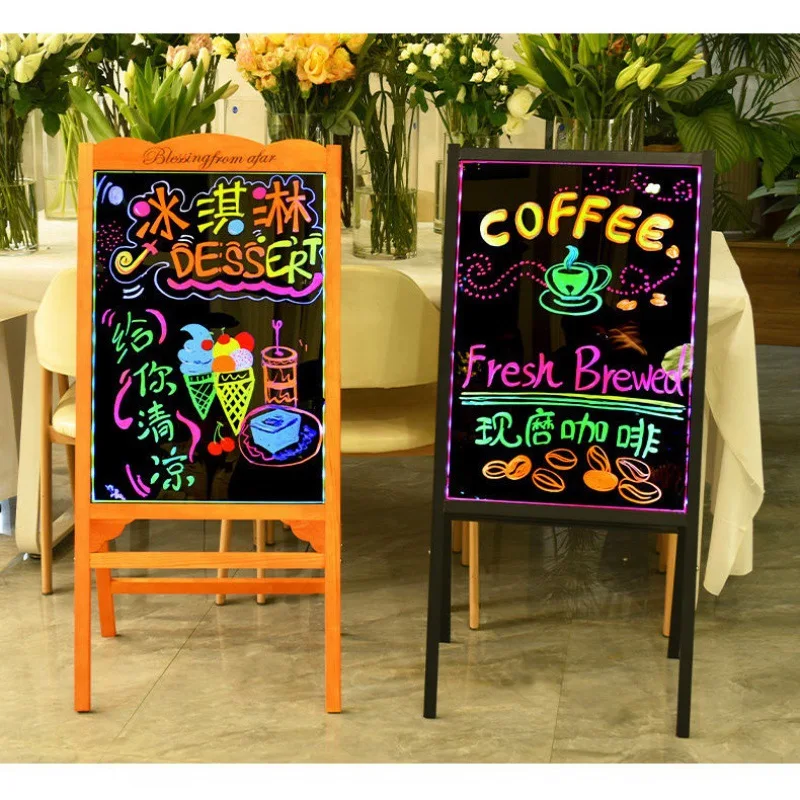 

Billboard Display Board Led Electronic Fluorescent Board Advertising Board Luminous Stall Night Market Fluorescent Screen Displa
