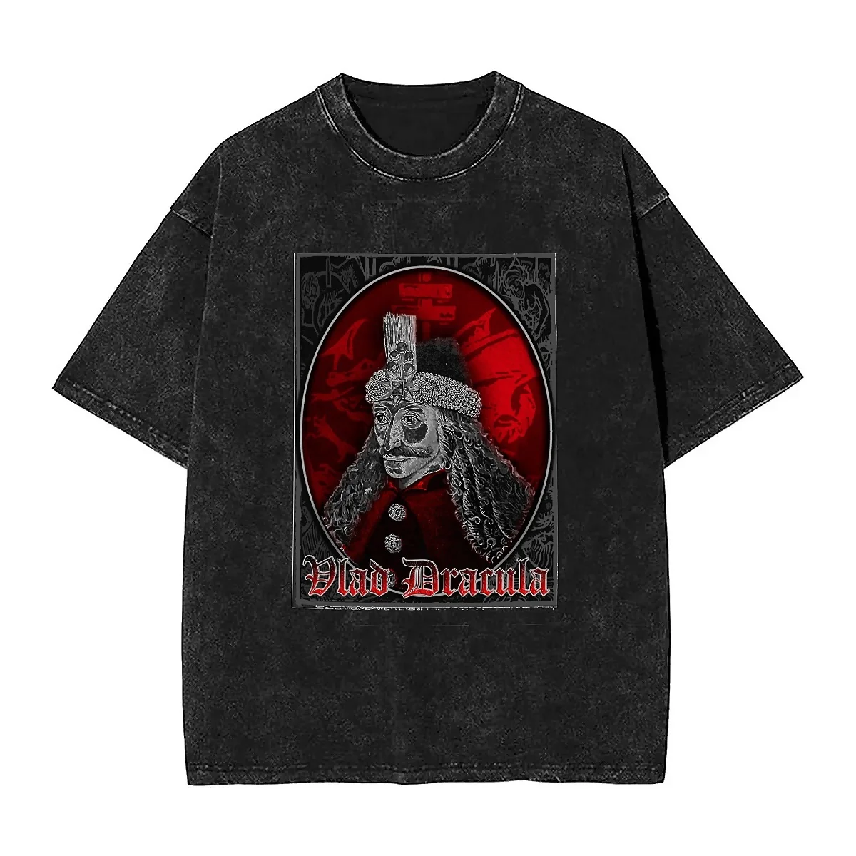 

Мужская футболка Vlad Dracula, Готическая промытая футболка, милые комиксы в американском стиле, летние футболки, Винтажный дизайн, свободная одежда, подарок на день рождения