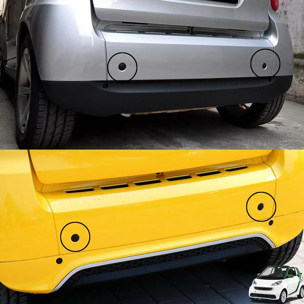 Car Front Rear Bumper Tow Hook Eye Coupler Trailer Cover Cap Plug for Smart Fortwo W451 2007-20