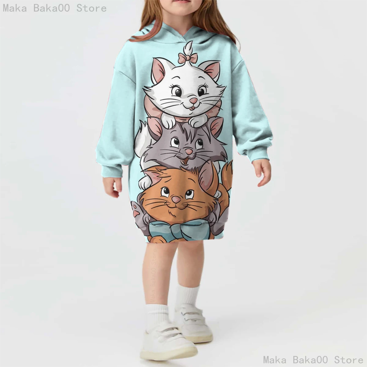 Disney Girl Winter Sweater Dress Children's Sweater Girl Dress